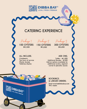 Load image into Gallery viewer, Dibba Bay Oysters Catering Experience - Bookings & enquiries: events@dibbabay.com or +971544388537
